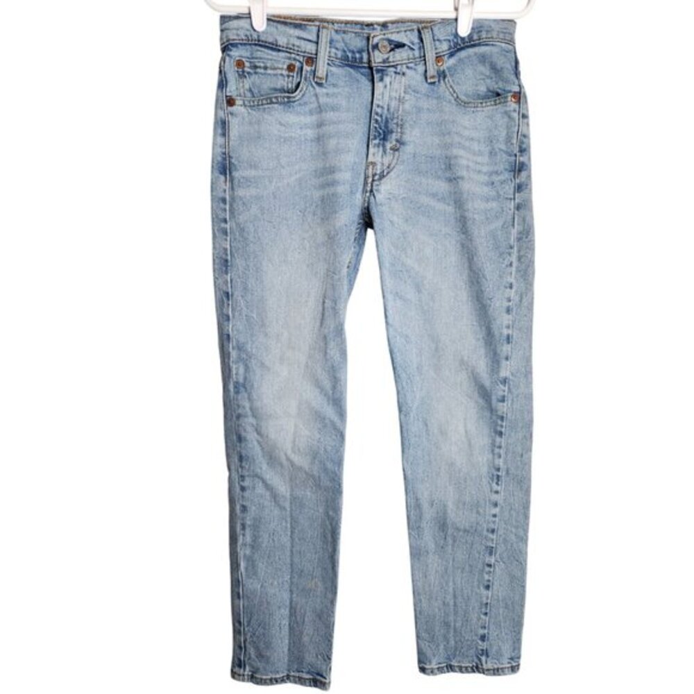 Levis 511 Jeans Mens 29x30 Blue Slim Straight‎ Leg Light Wash Denim Pants